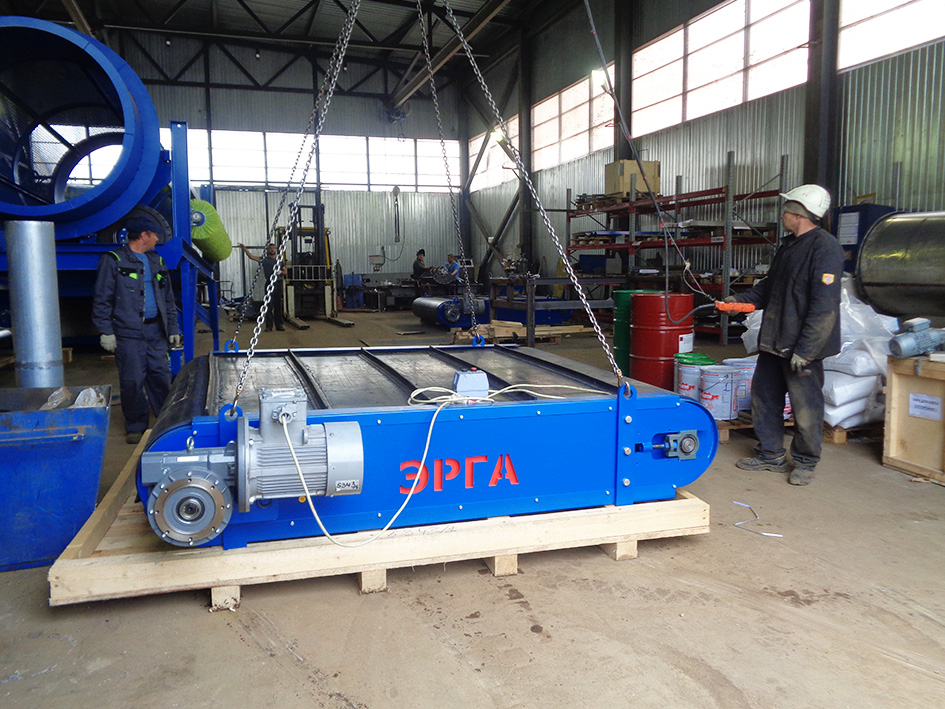 Изготовлен сверхмощный подвесной магнитный сепаратор ЭРГА СМПА -TS с магнитной системой не имеющей аналогов в РФ